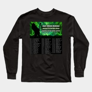 graphic experience the rock holiday tradition dates Long Sleeve T-Shirt